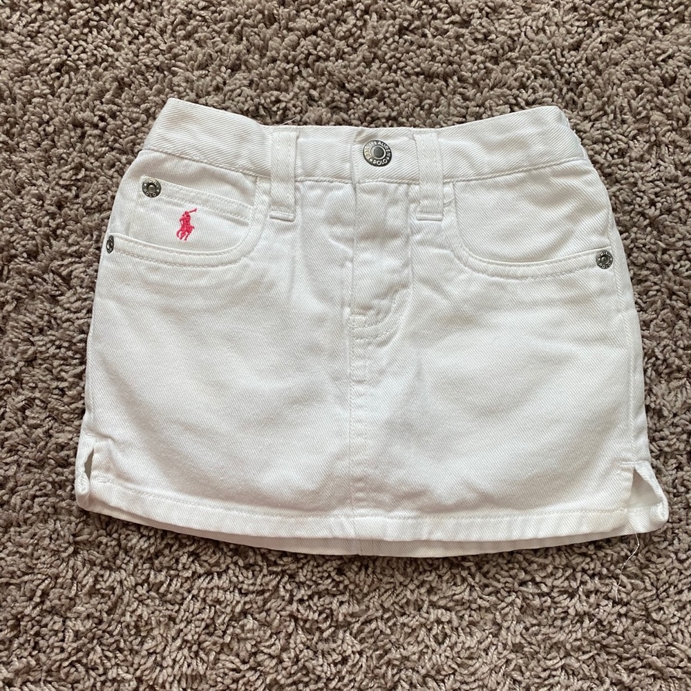 Toddler Girl Ralph Lauren Denim Skirt
